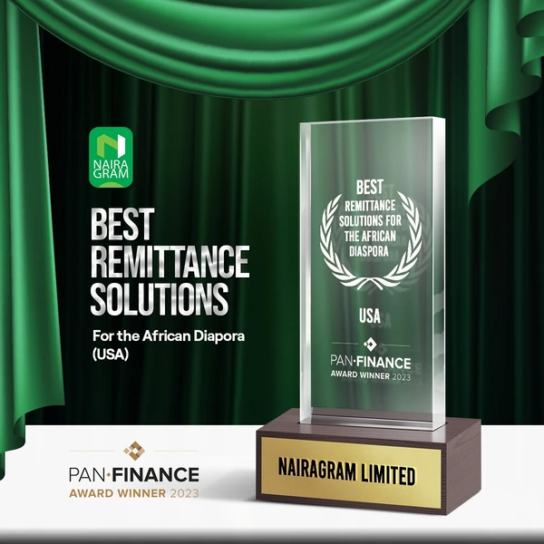USA Base Fintech, Nairagram Wins Pan-Finance Best Remittance Solutions Award