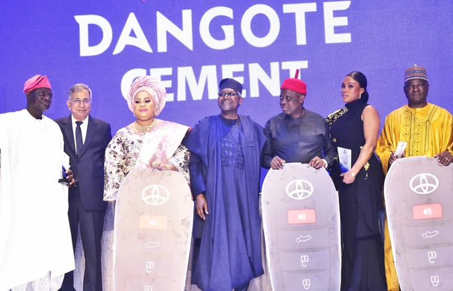 Dangote Cement Celebrates Distributors, Splashes Prizes at Award Night