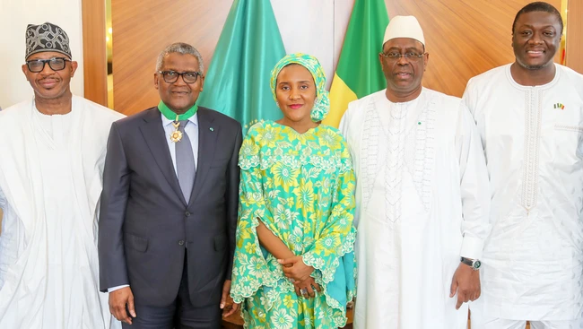 Senegalese President Applauds Aliko Dangote’s Impact on Senegal & Africa’s Economy