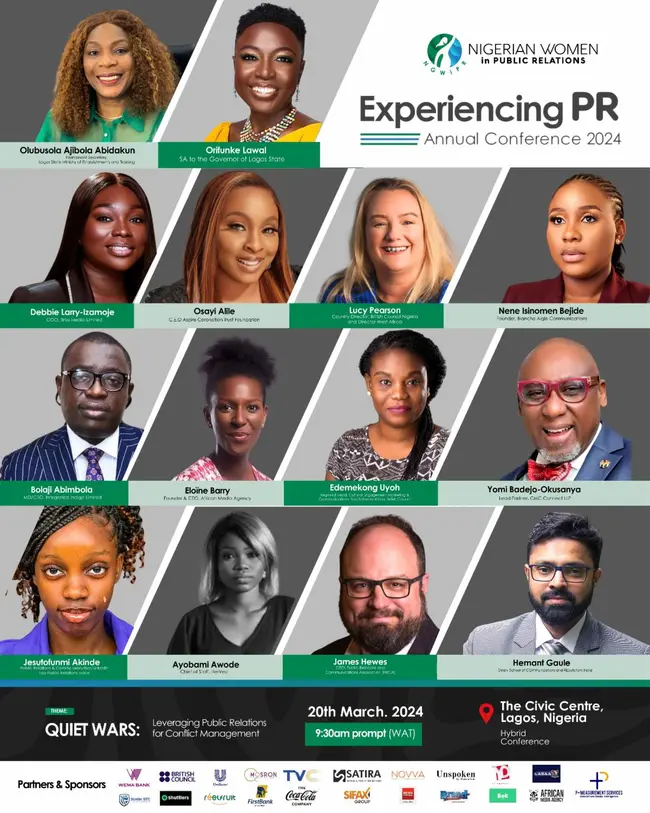 Nigerian Women in Public Relations Unveils Speakers for  Experiencing PR Conference