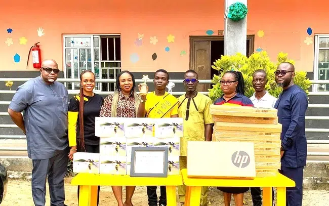 MTN mPulse Team Visits Spelling Bee Champion Ikenna Ikechukwu in Rivers State for Heroic Celebration 