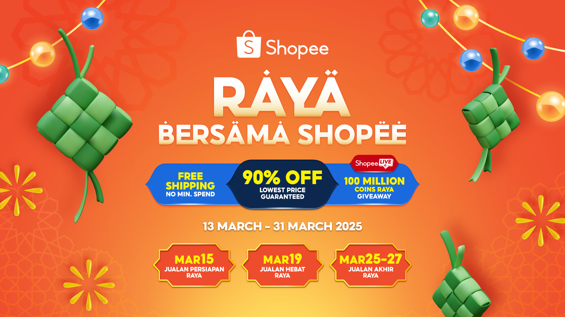 Raya Bersama Shopee Brings Massive Savings, Rewards, and Exciting Shopping Experiences