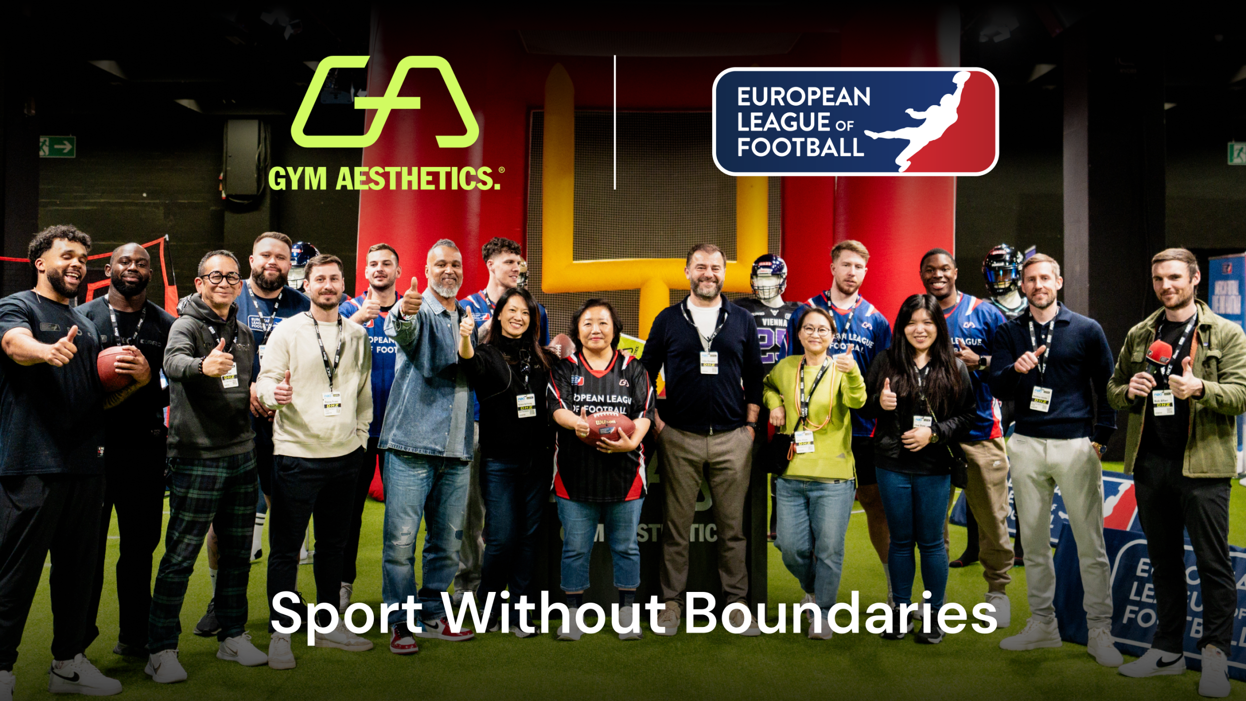 Sport Without Boundaries – GYM AESTHETICS Partners with European League of Football to Revolutionize the Sport Culture in Asia