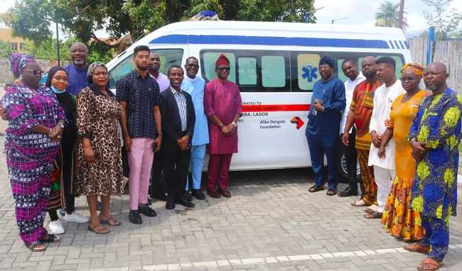 Respite for Public Hospital as Aliko Dangote Foundation Donates Ambulance