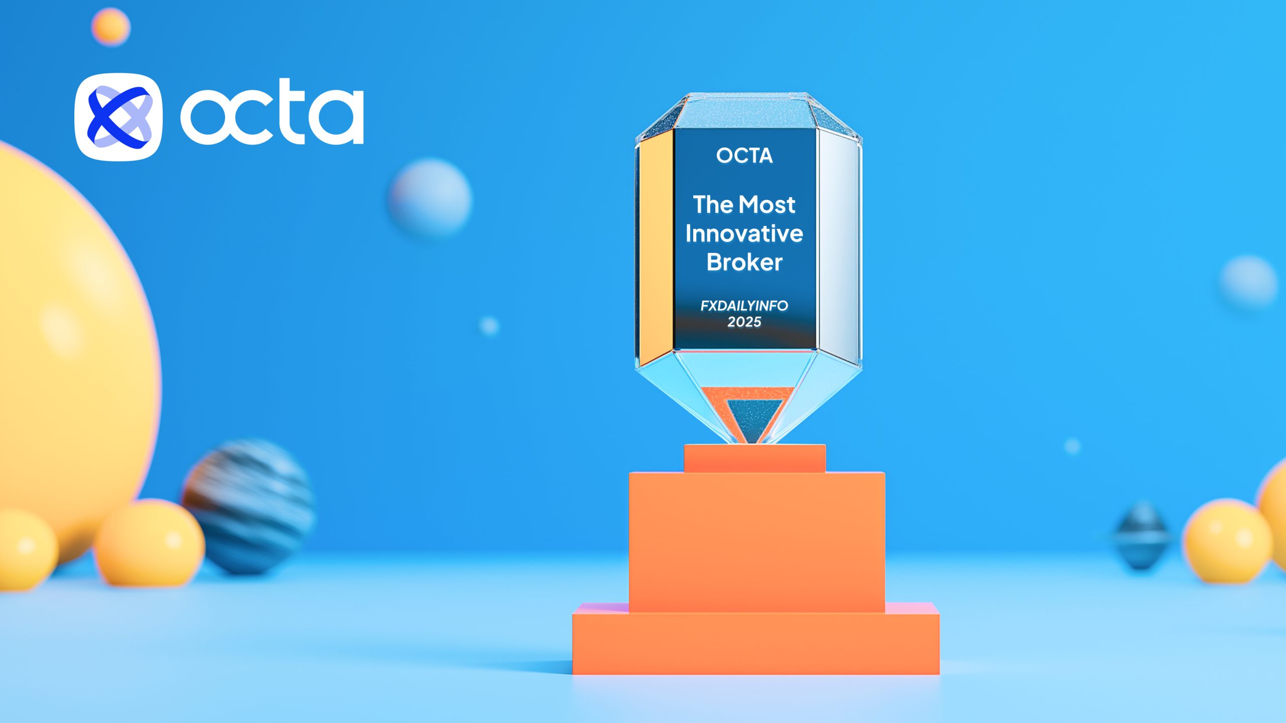 Octa recognised as the most innovative broker 2025 by FXDailyInfo