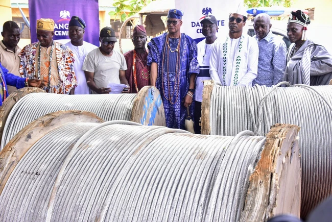 Dangote Cement Ends Three Years Power in 21 Communities of Yewa North LGA