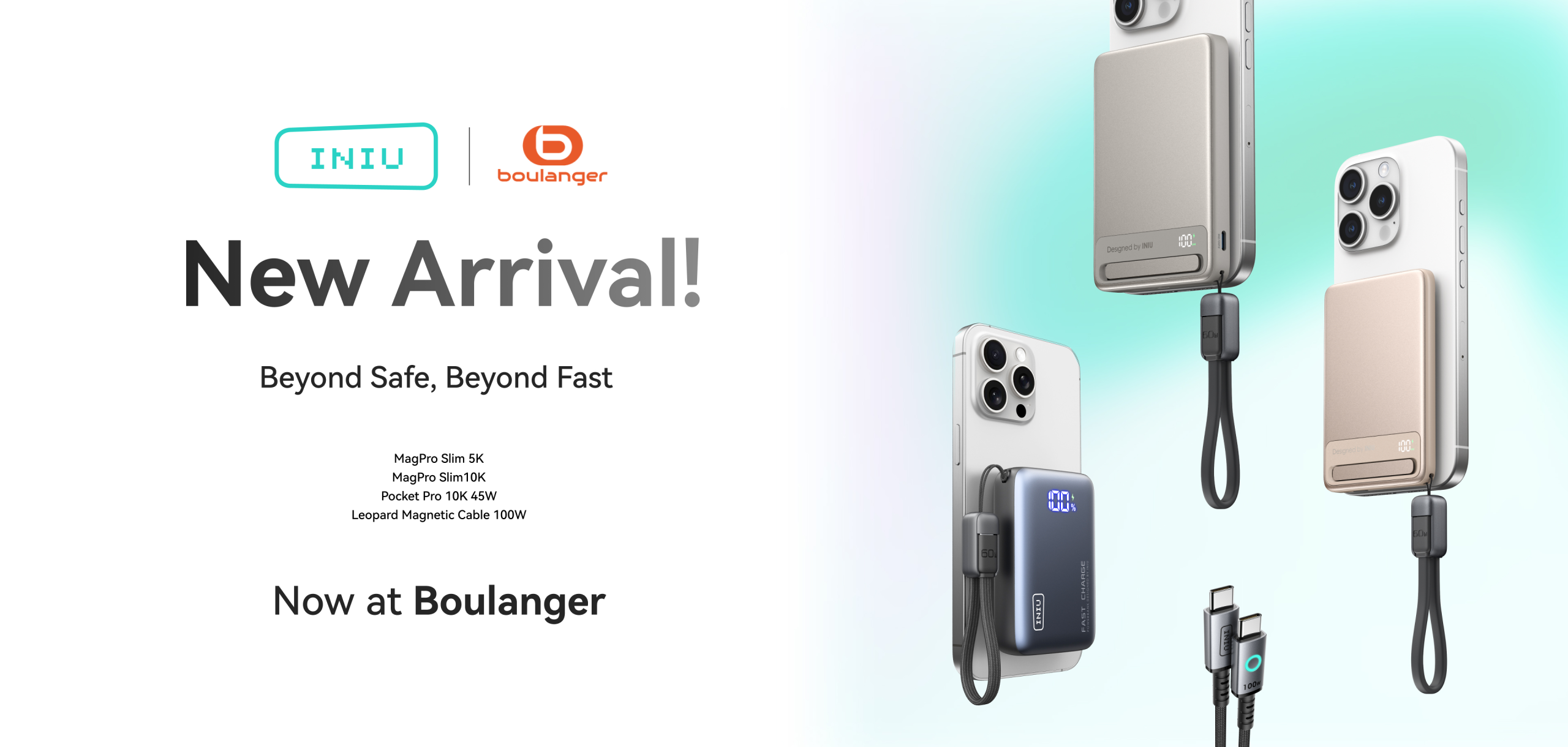 INIU Partners with Boulanger to Launch Innovative Charging Products in France