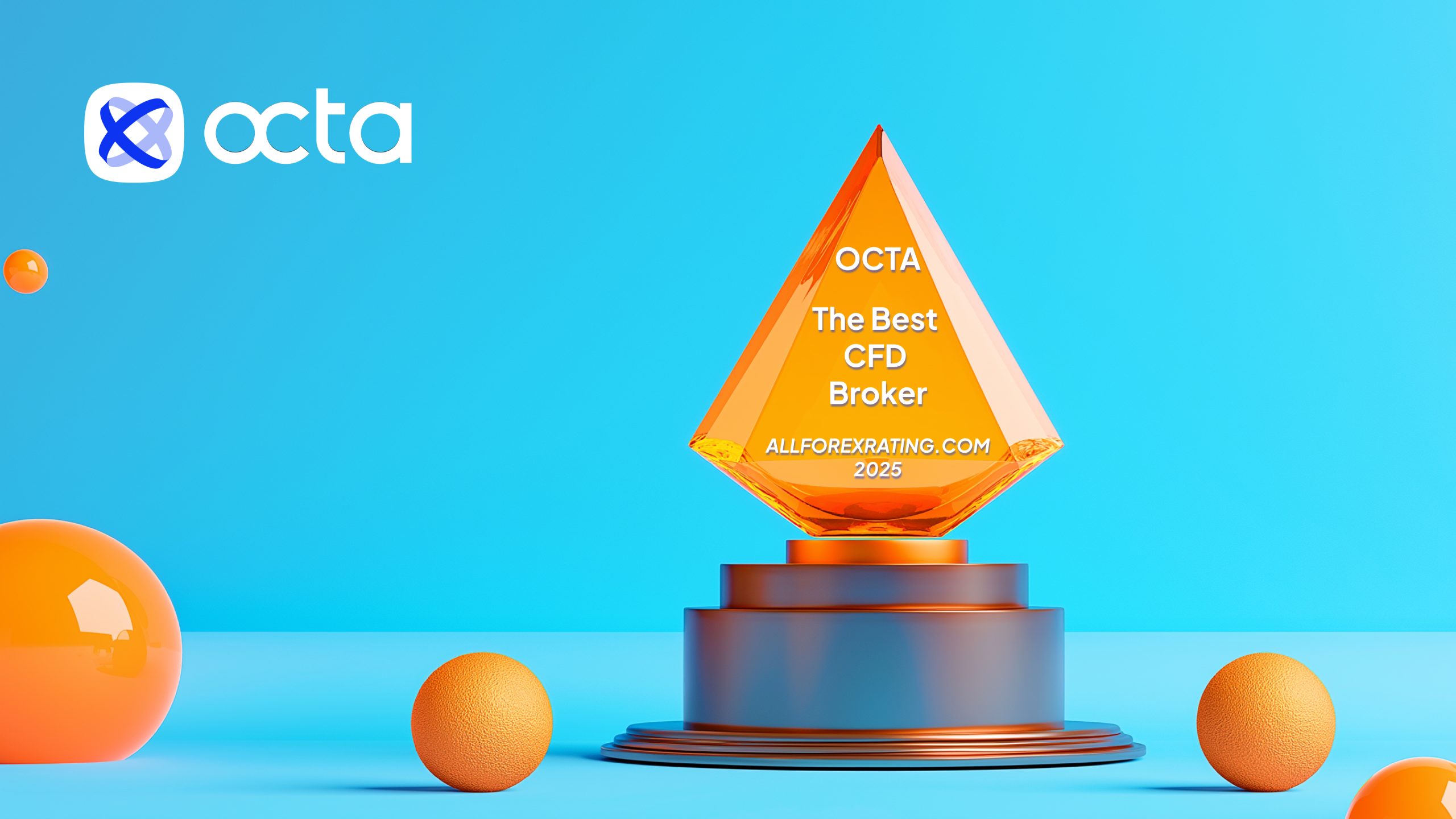 The best CFD broker 2025′: Octa receives yet another award