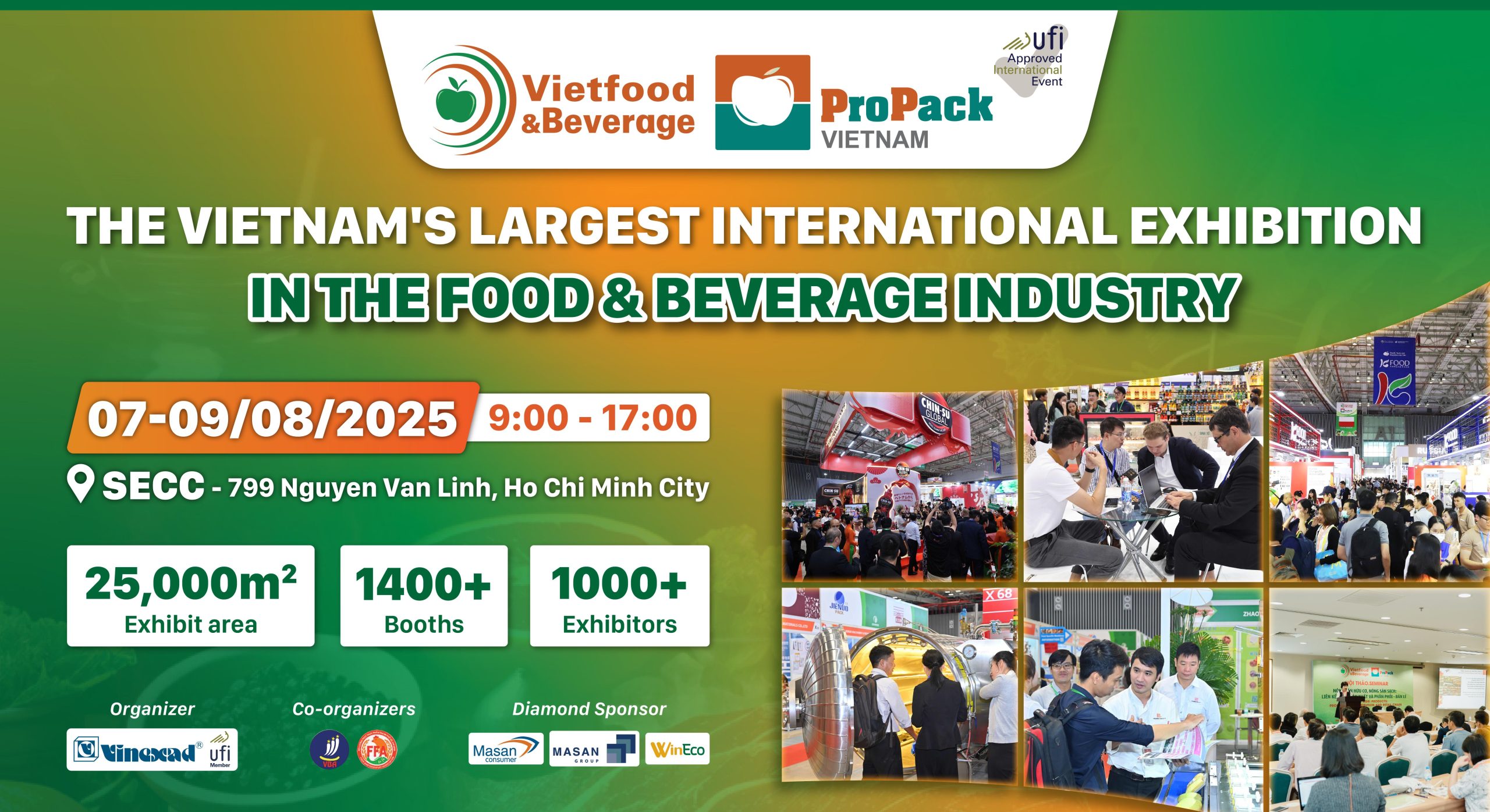 Vietfood & Beverage – Propack Vietnam 2025: The Biggest International F&B Exhibition in Vietnam