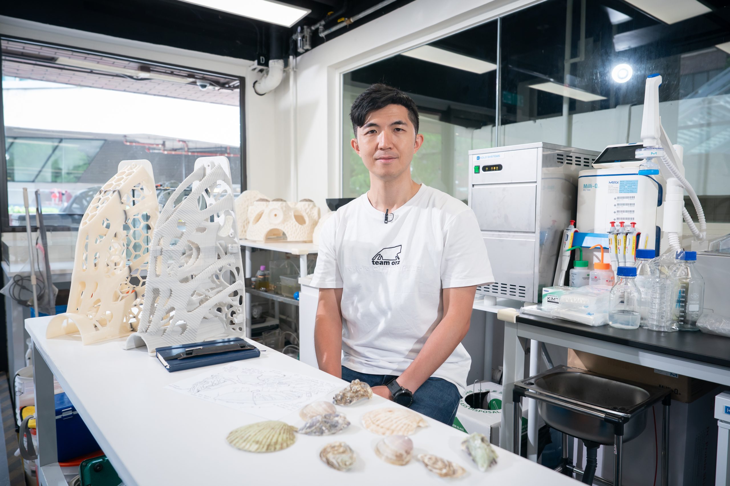Fighting oyster reef decline in HK, 3D-Printed Reef Wins James Dyson Award 2025 Hong Kong