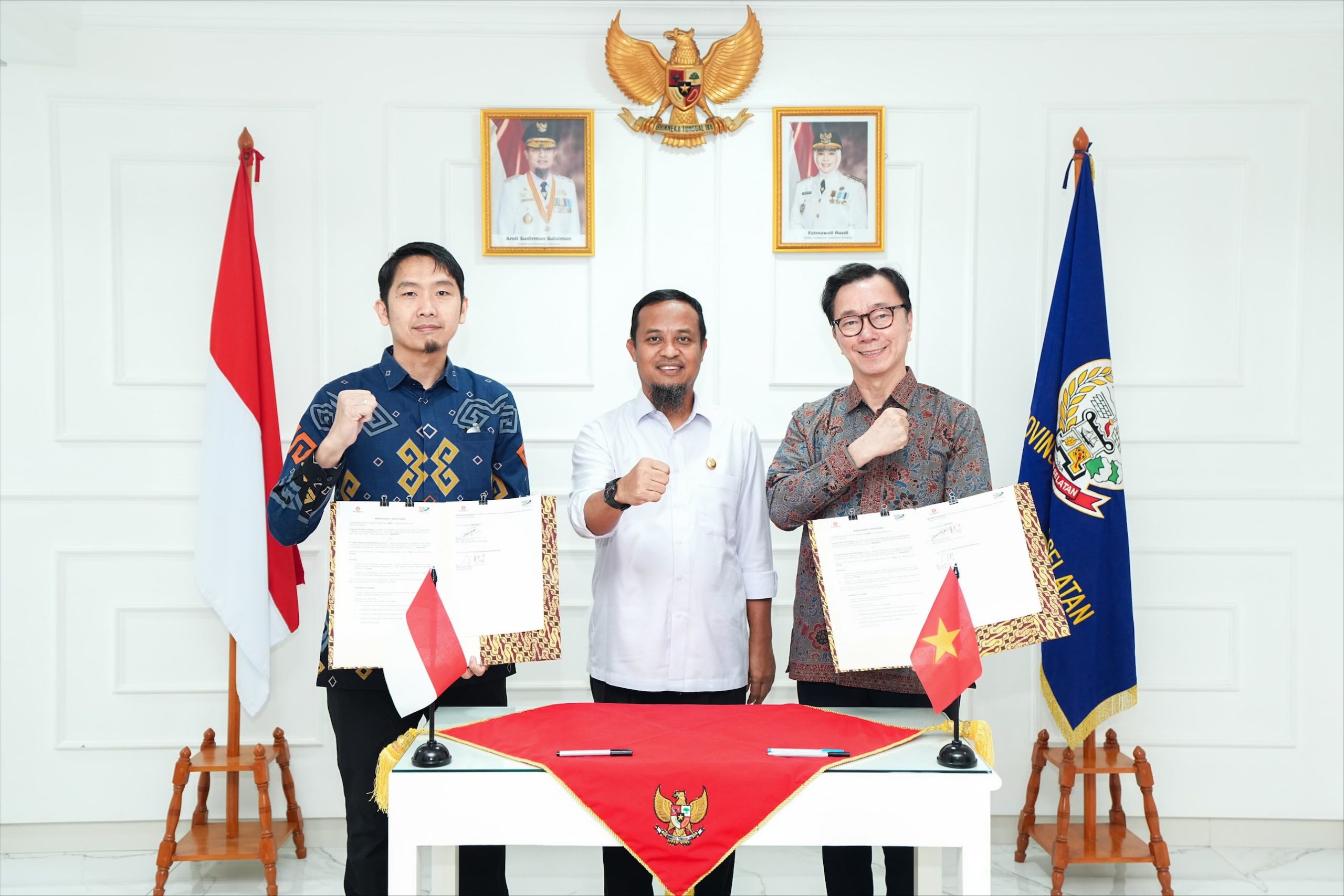 South Sulawesi governor witnesses Vingroup’s MOU with regional-owned enterprise for mega project