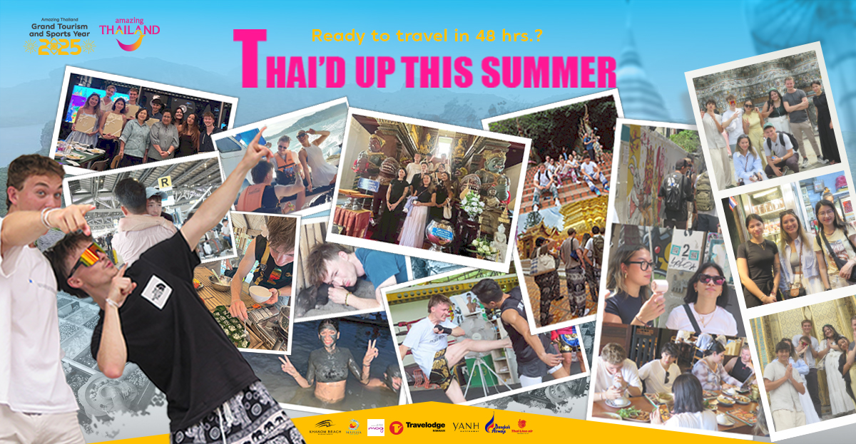 The Tourism Authority of Thailand (TAT)’s “Thai’d Up This Summer” Campaign Sparks Global Wanderlust with Youthful Energy and Cultural Depth