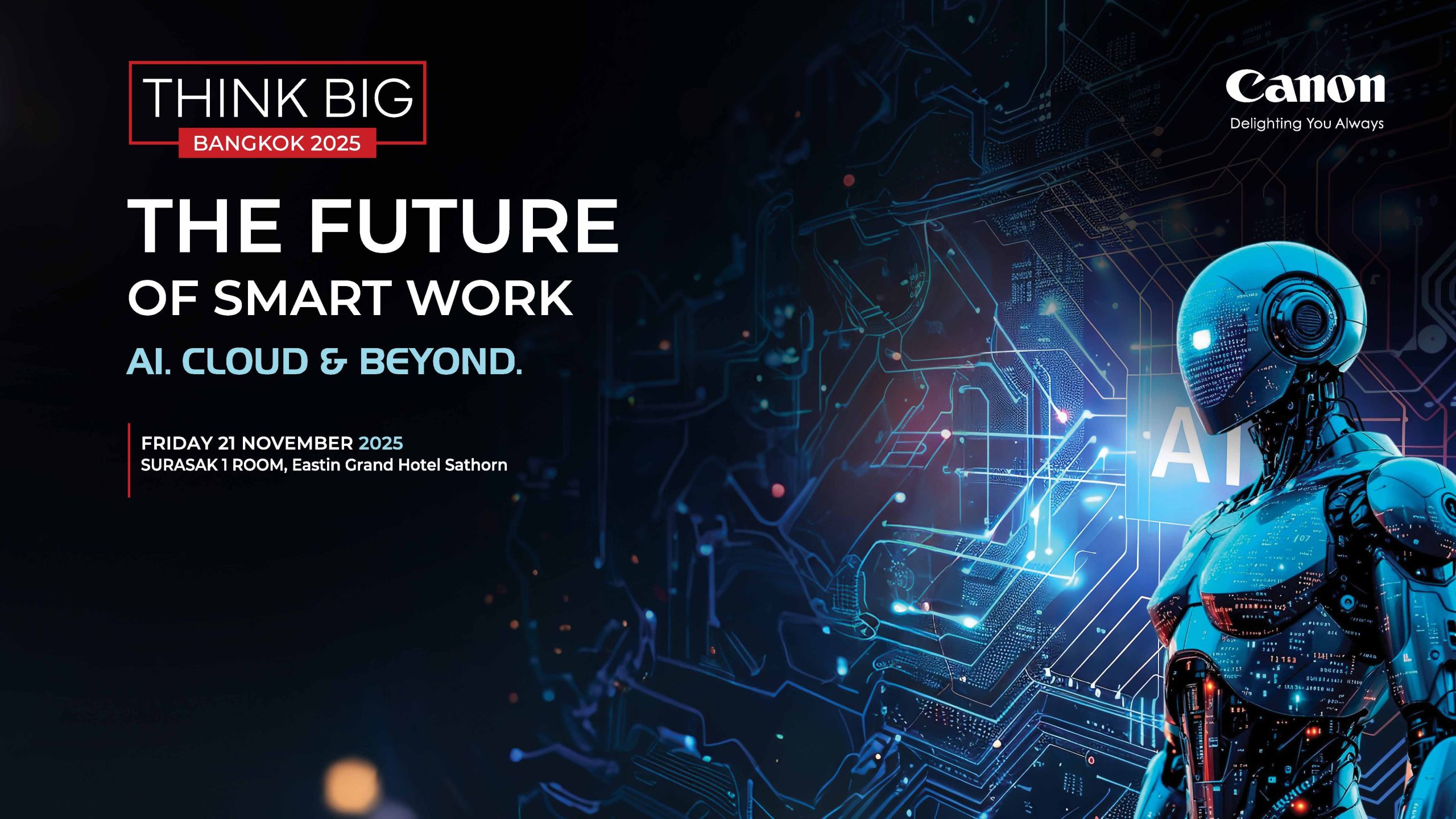 Canon Drives the Future of Smart Work at  Think Big Bangkok 2025