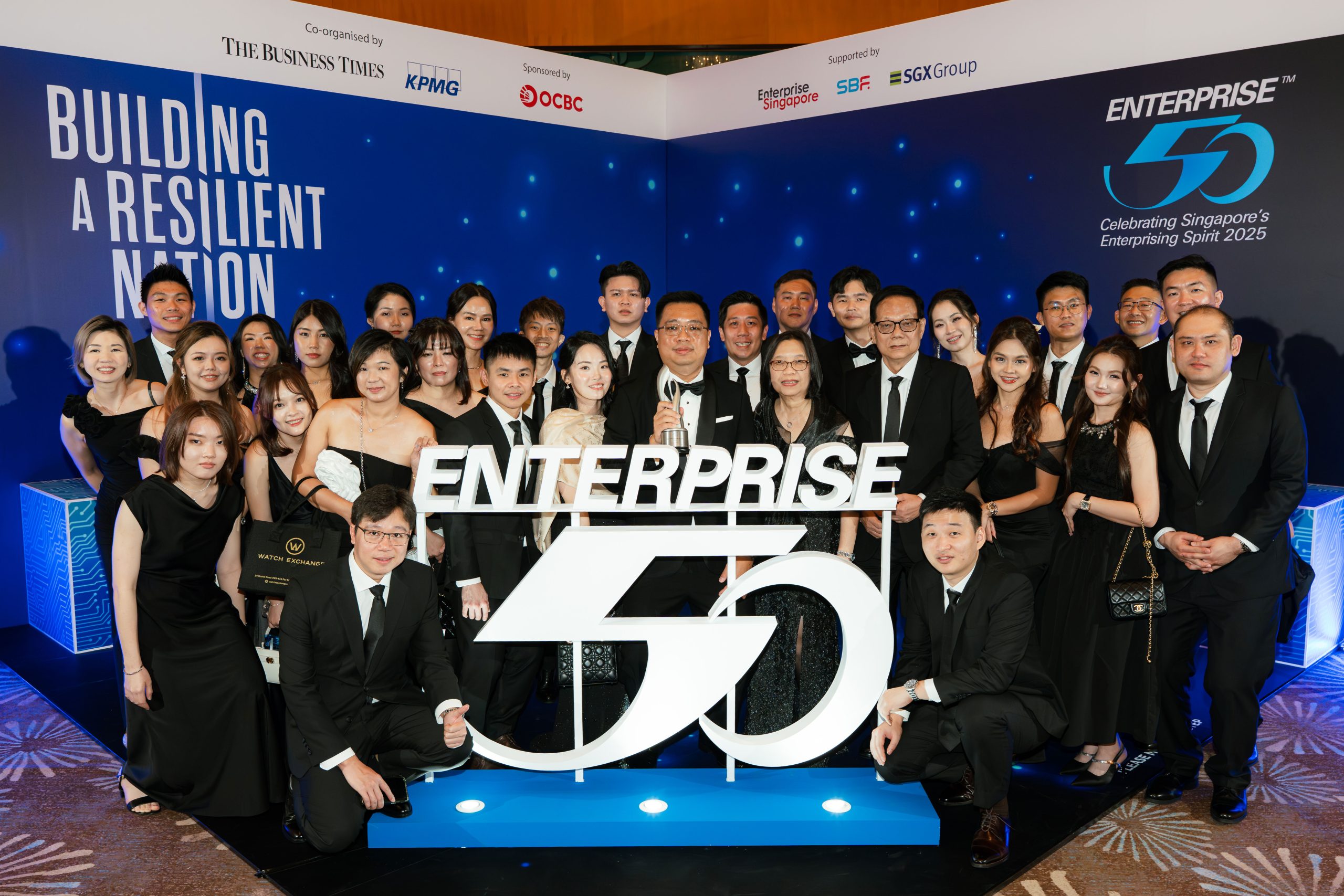 Watch Exchange Wins Singapore’s Top 50 Enterprises Award for Industry Transformation and Professional Excellence
