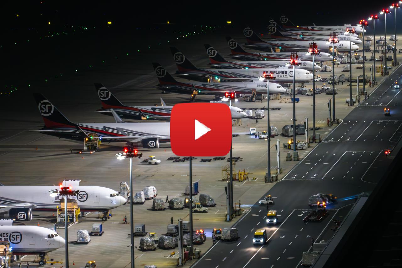 Ezhou Huahu International Airport emerges as a major air cargo hub in China as international freight throughput more than doubles