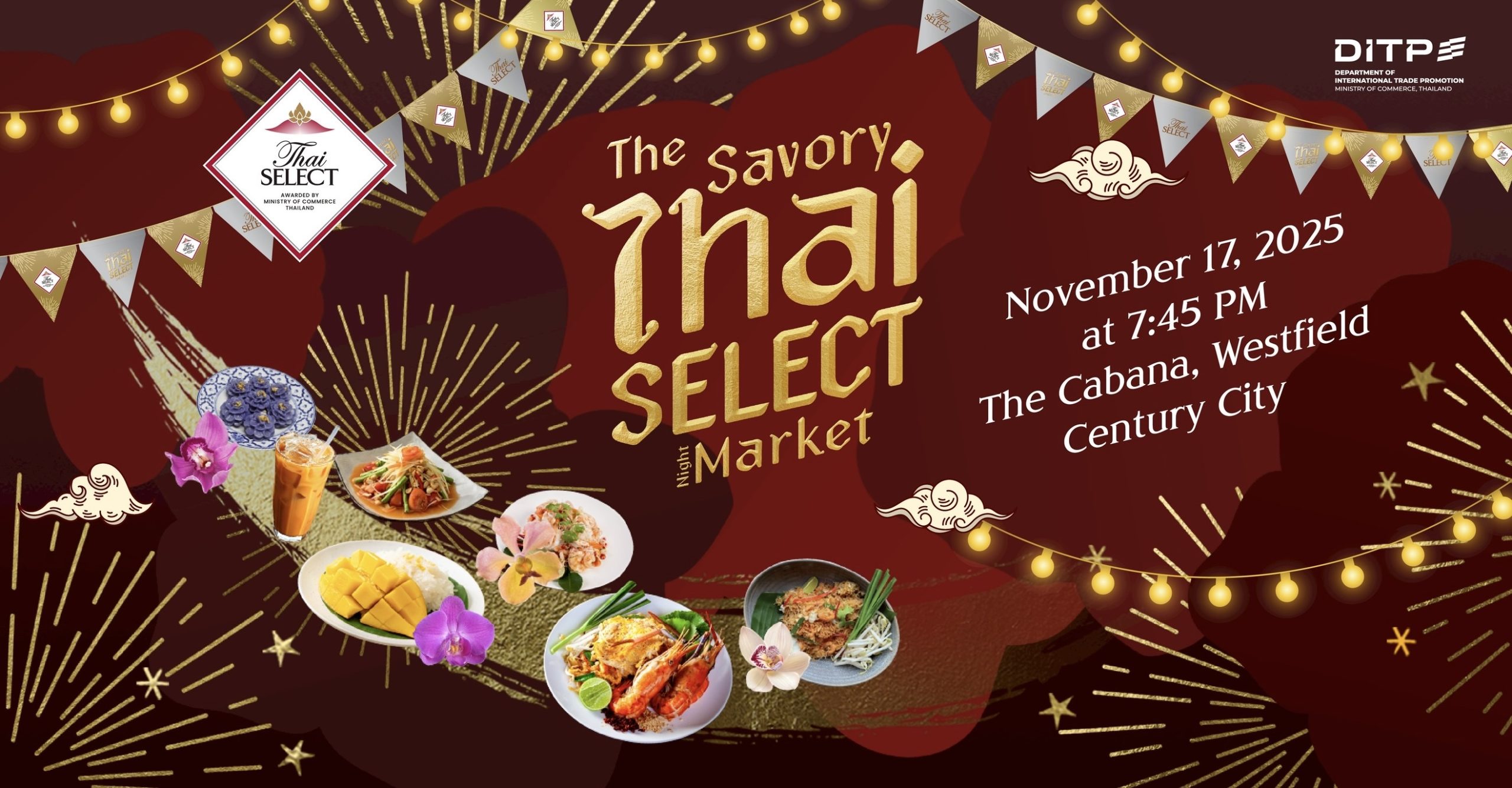 “THAI SELECT FESTIVAL” Brings the Authentic Flavors of Thailand to Los Angeles