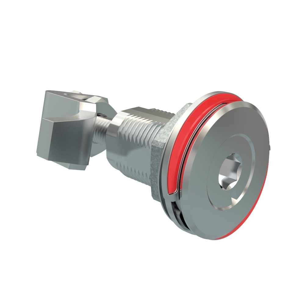 E3 COMPRESSION LATCH WITH VISUAL INDICATOR IN ZINC