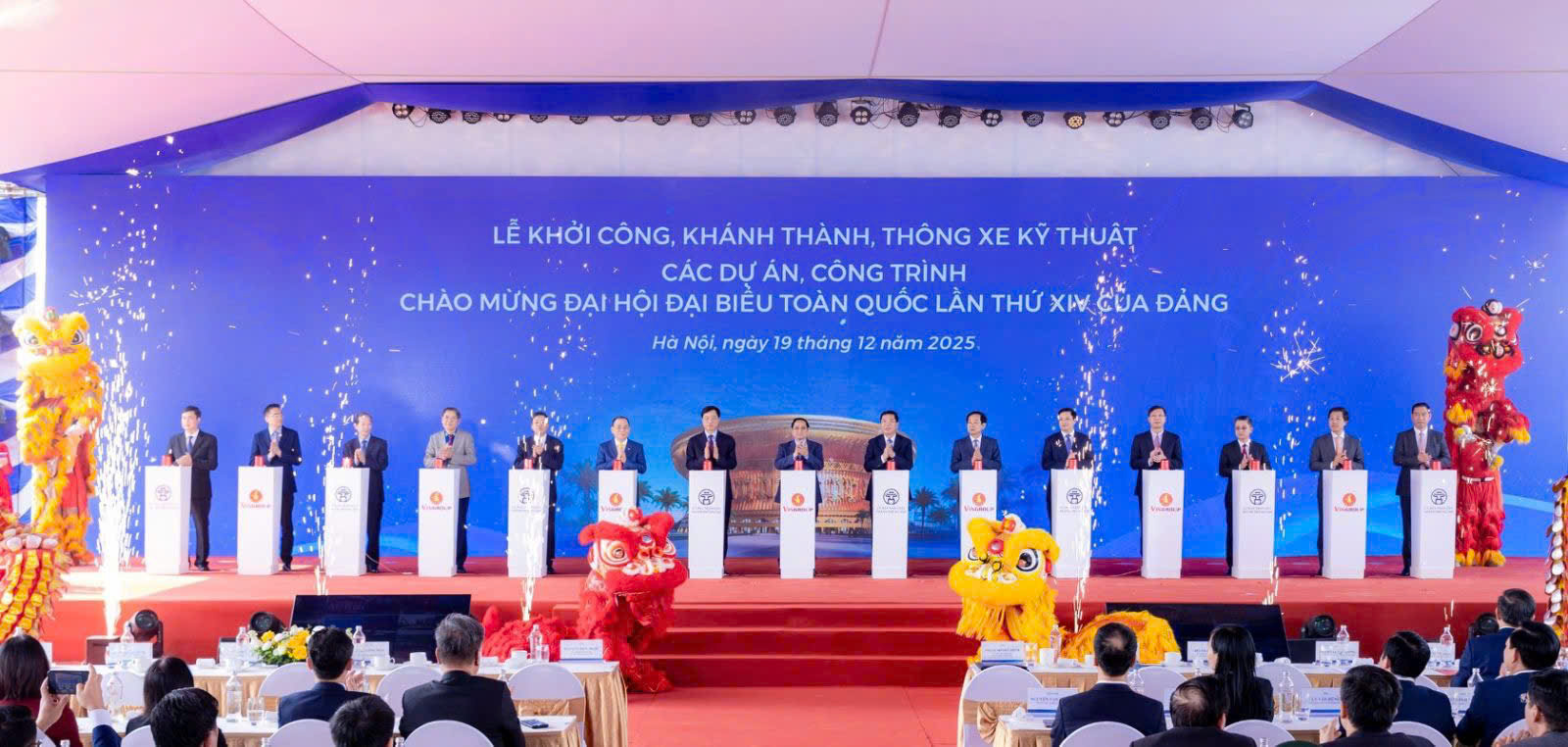 Vingroup Simultaneously Launches and Inaugurates 11 Key Projects in Vietnam