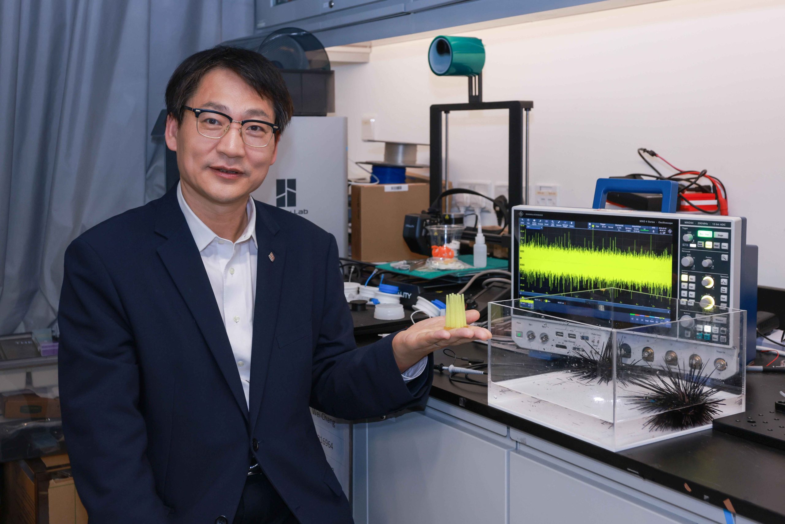 PolyU research unveils mechanoelectrical perception in sea urchin spines, empowering next-generation biomimetic sensors