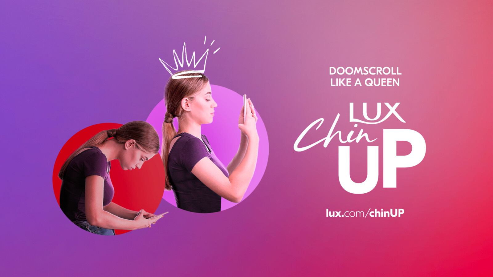 LUX Launches ‘Chin Up’ to Defy Text Neck