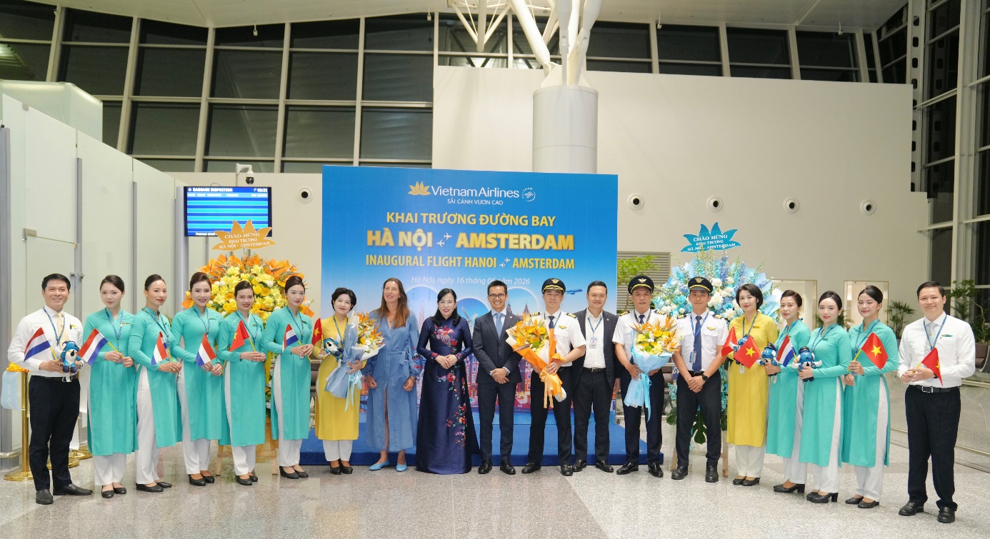 Vietnam Airlines Launches Nonstop Hanoi–Amsterdam Service