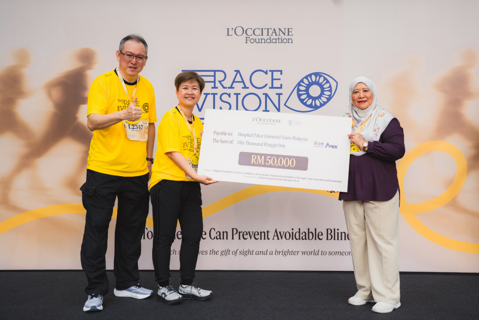 L’OCCITANE Malaysia’s 7th Race for Vision Draws 3,000 Participants, Donates RM50,000 to Support Children’s Eye Health in Kelantan