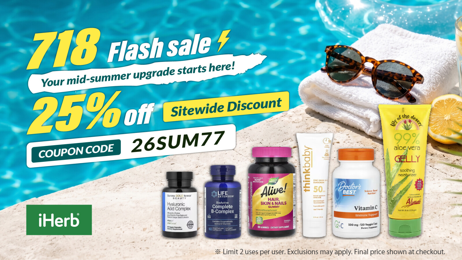 iHerb Launches “718 Summer Limited-Time Offer” in Singapore