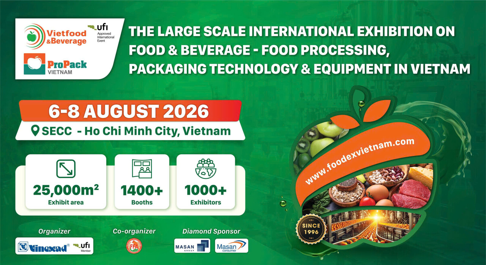 Vietfood & Beverage – Propack Vietnam 2026 in Ho Chi Minh City