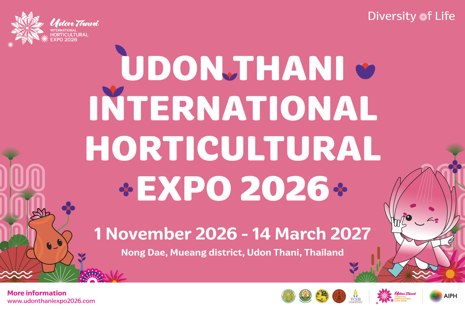 Thailand invites global visitors to Udon Thani International Horticultural Expo 2026
