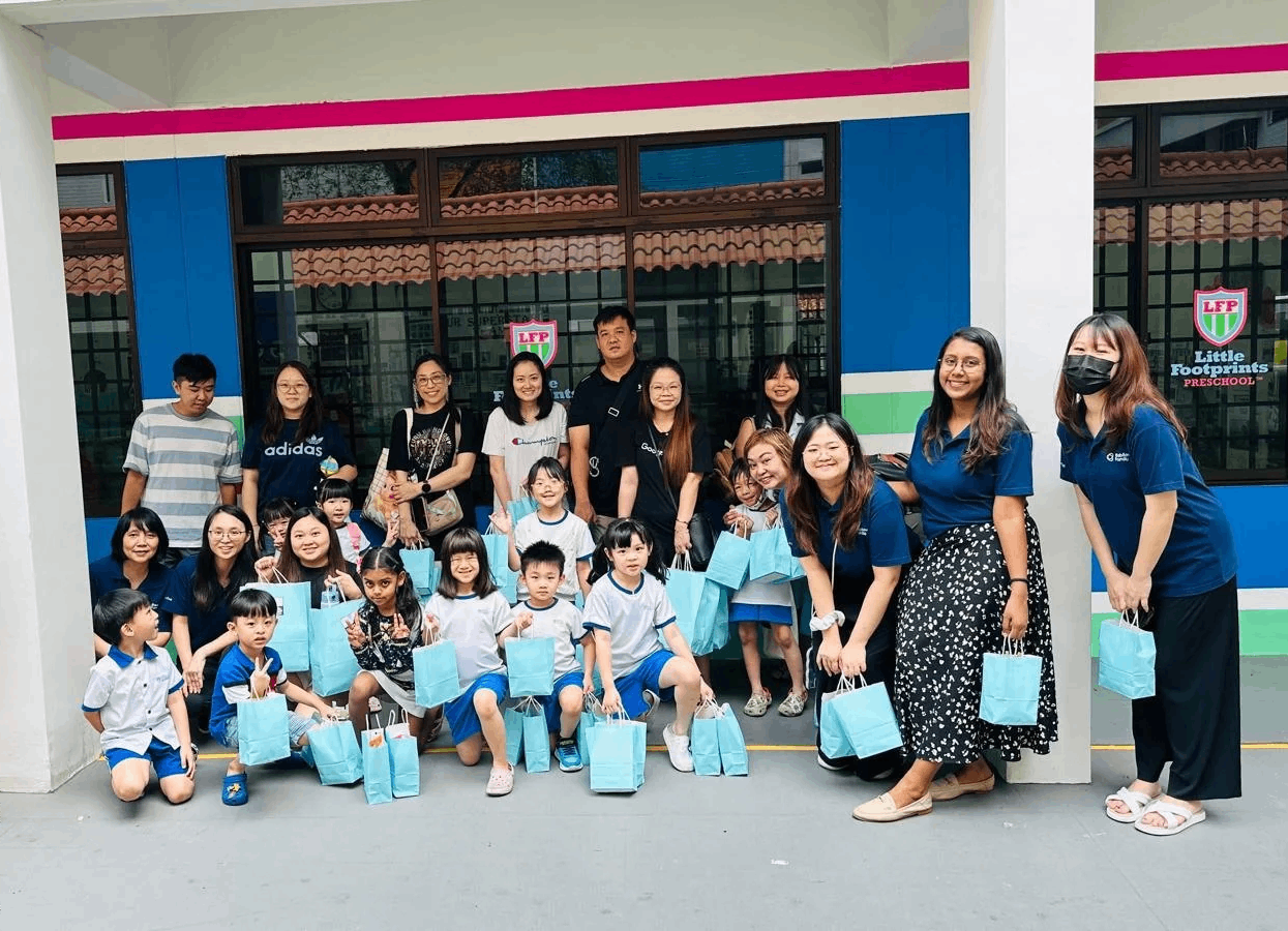 Little Footprints Preschool Involves All 47 Centres Nationwide for Community Outreach Day