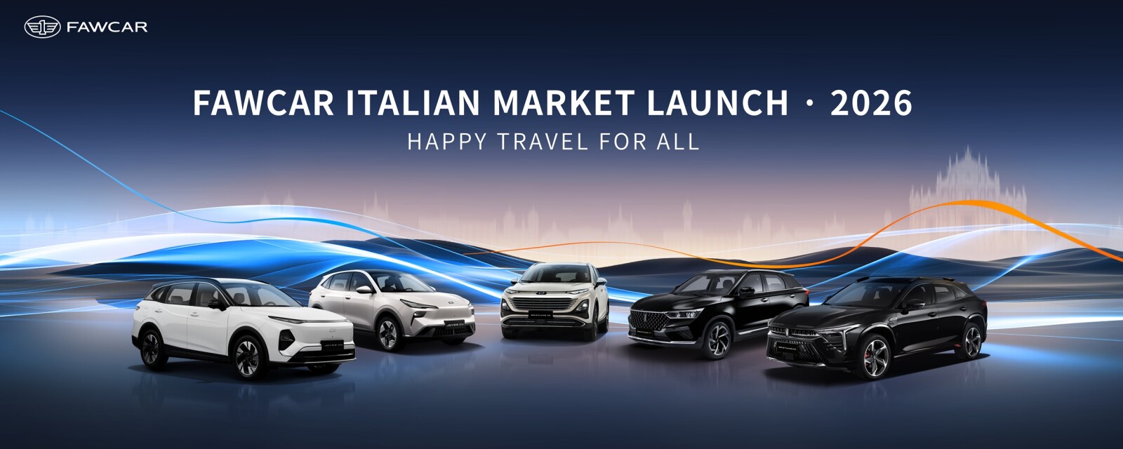 FAWCAR to Debut in Milan with Five‑SUV Matrix, Opening Its Italian Chapter